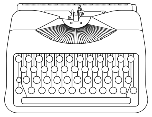 image of manual typewriter